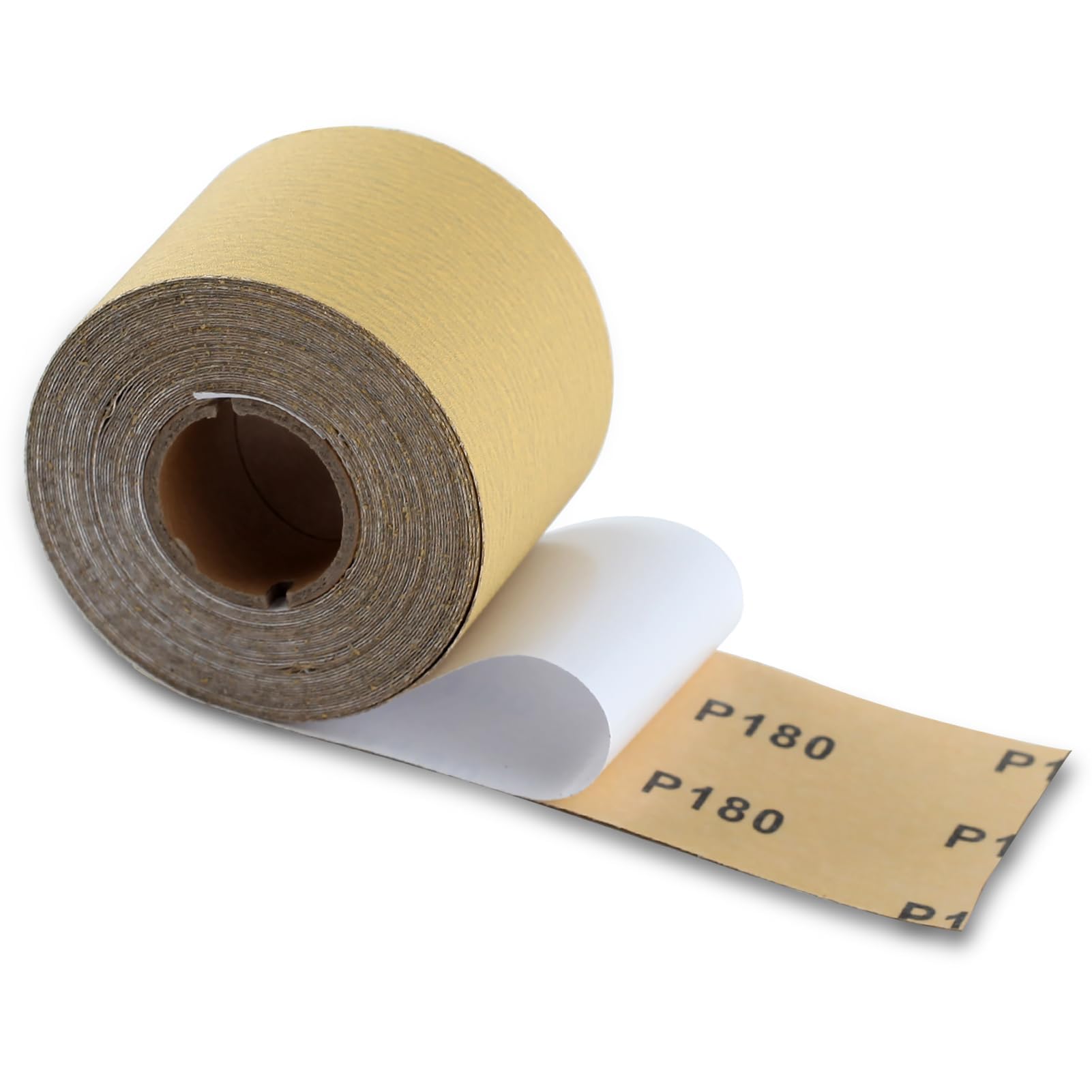 SPEEDWOX 180 Grit Sandpaper Roll Self Adhesive PSA Stickyback Sand Paper 2-3/4" Wide 10 Yard Long Sandpaper Sheets for Automotive & Woodworking Air