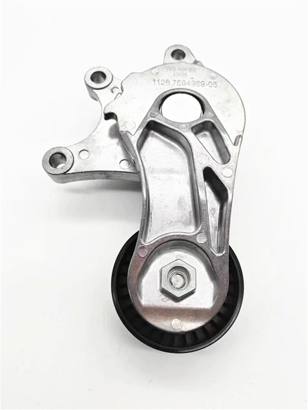 Rolka napinacza łańcucha pasek rozrządu OEM: 11287594969 11287618848 (8PK1000) pasuje do BMW N20 Silnik Napinacz paska Rolka prowadząca F07 525 528I F30 325 328 F26(Silver)