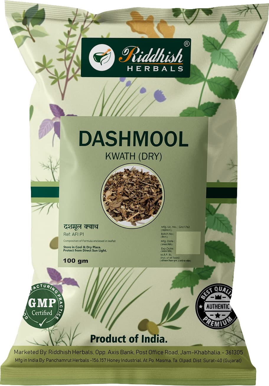 Dashmool Kwath Dry (100gm x Pack of 6) – Natural Immunity Booster Ayurvedic Kadha – Instant Herbal Tea for Cold & Cough Relief, Sugar Free (B0BG2W6ZQZ) Amazon Price History, Amazon Price Tracker