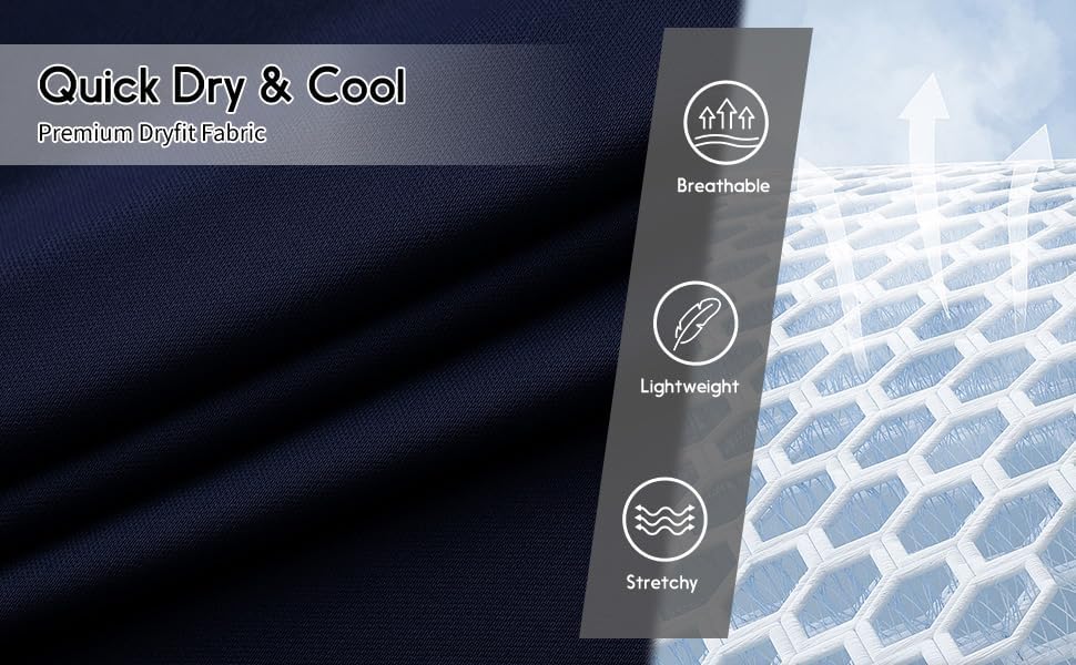 Opna Men's Big & Tall Short Sleeve Moisture Wicking Athletic T-Shirts Regular Sizes & XLT's - Image 7