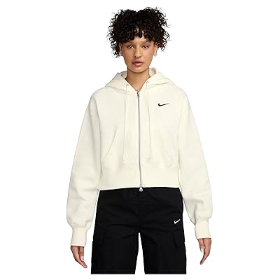 Nike Sportswear Phoenix Fleece Loose Full zip Crop Hoodie Women