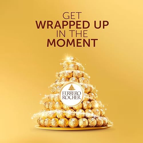 Ferero Rocher Boxed Chocolates 24 Pieces 300g, Premium Chocolates for Christmas, Get set get festive.
