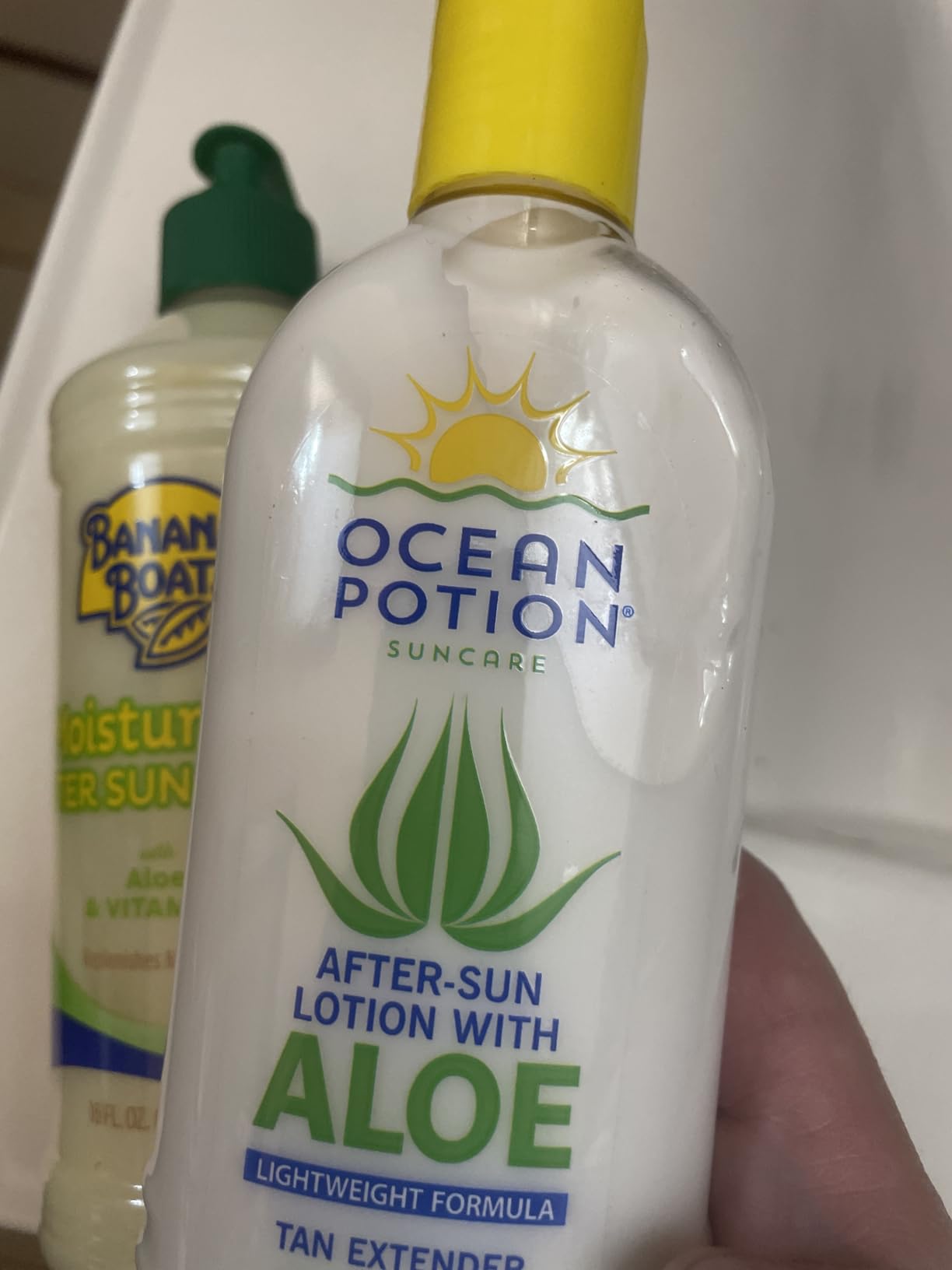 Ocean Potion After Sun Lotion with Aloe Vera, Hydrating Moisturizing Body Lotion for Dry Skin, Lightweight Aloe Vera Lotion with Vitamin E, Paraben-Free After Sun Care, 8.5 oz