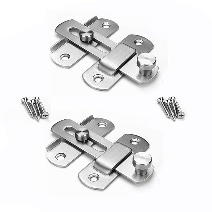 Buy Wapodeai Door Latch Premium Stainless Steel Gate Latches, Suitable