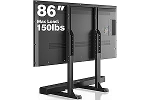 Table Top TV Stand: Adjustable Height Legs for Ergonomic Viewing Experience