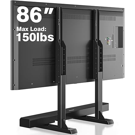 Table Top TV Stand: Adjustable Height Legs for Ergonomic Viewing Experience