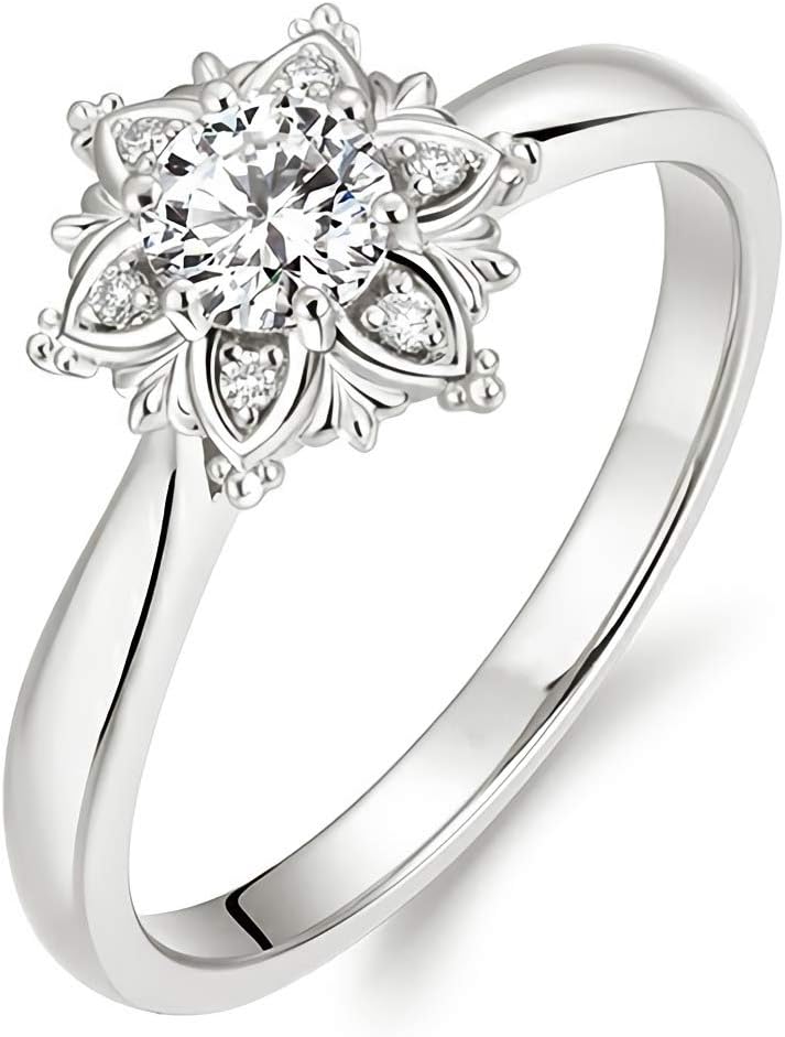 Moissanite engagement rings for women 3 style Platinum Plated Silver ring moissanite rings