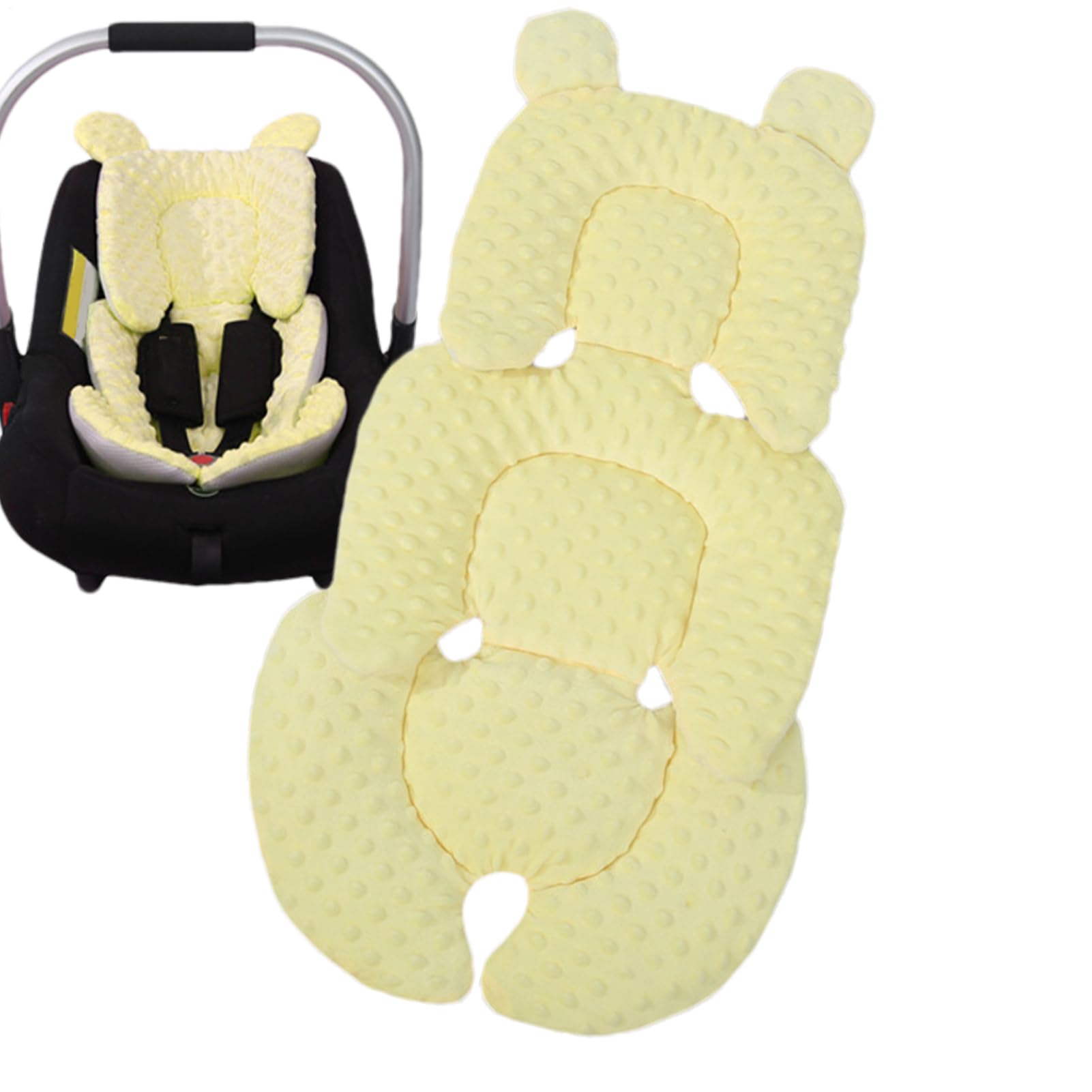 Stroller Liner Insert | Soft Liner Insert Double-Sided Stroller Mat | Little Boys and Girls Head Body Support Cushion Pad for Outing, Travelling, Parks