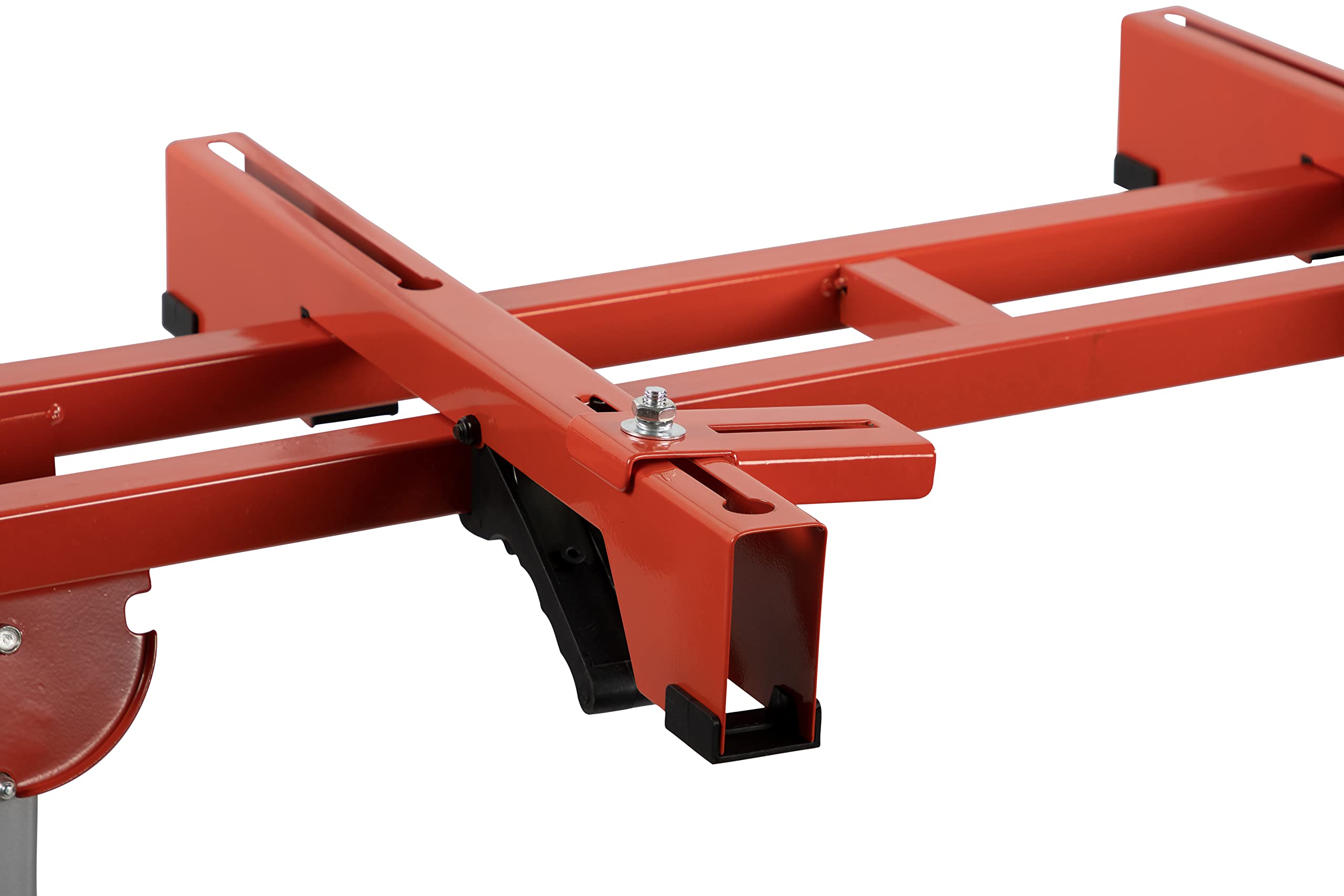 Grafner Maschinenuntergestell, für Maschinen wie Sägen und Bohrmaschinen, Traglast 250 kg, mit Rollen, Auflagen ausziehbar von 860-1600 mm, höhenverstellbar, Arbeitstisch Untergestell universal