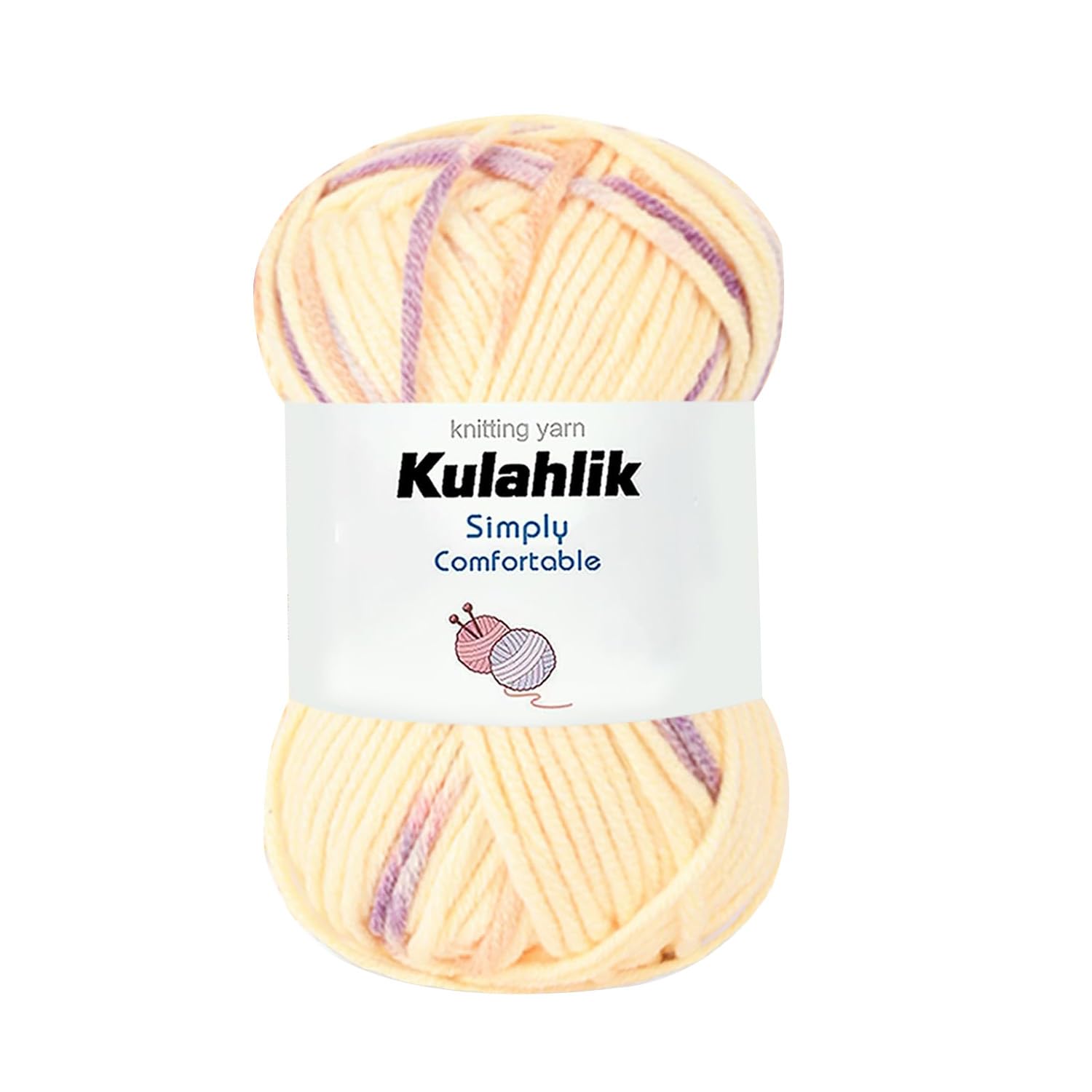 250g(5x50g) Acrylic Yarn for Crochet/Knitting, Colorful Gradient Yarn Thread, 5 Rolls Skeins, Perfect for Any Knitting Crochet and Crafts Mini Project — view 82