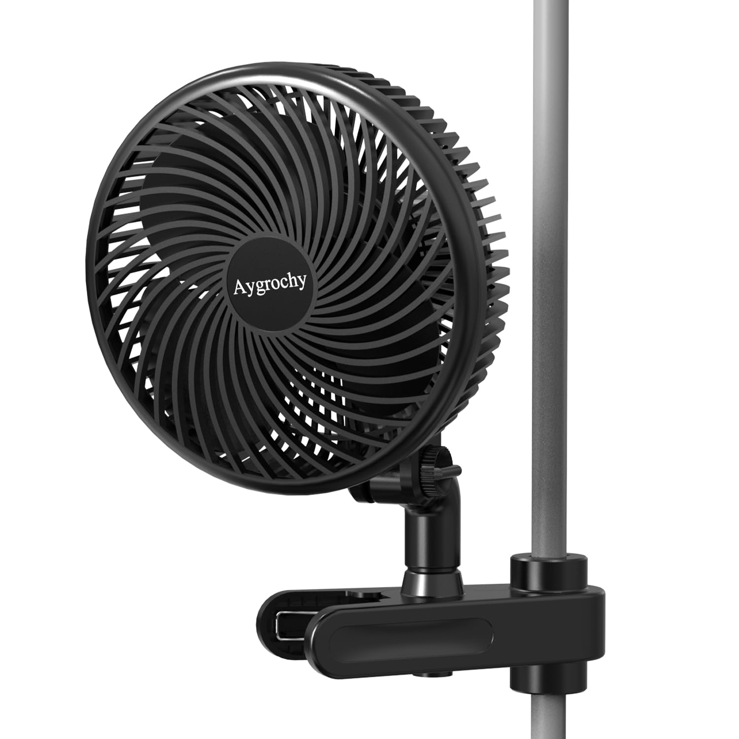 Aygrochy Grow Tent Clip Fan 6 inch, EC Motor Oscilante, 10 speed, IP-44 protection, Grow Tent Fan for Hydroponic Plants