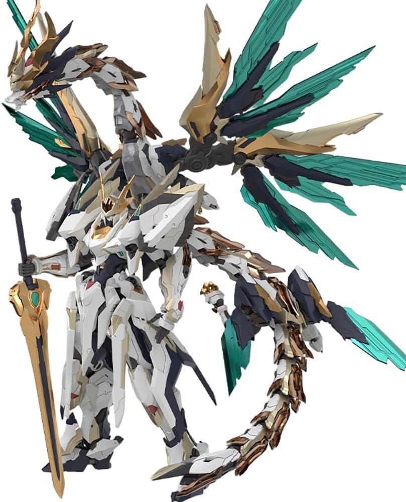 GSTOYS 25 cm Emperor Huang EMP-01 & 70 cm Dragon Ying Loong MC-01 Mecha Model Kits