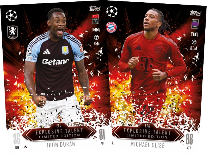 limited edition soccer cards Premier League 2026 1 Pack of 25/26 New + Bundle with hassentials Sticker Premier League Cards : Sports & Outdoors itll be your familys favourite card game with these officially licensed Arsenal FC playing cards Topps Attax Card Topps UEFA