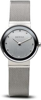 Damen Quarz Uhr | Armbanduhr 26 mm Edelstahlgehäuse und Zifferblatt | Milanaisearmband | Saphierglas | 5 ATM | 10126