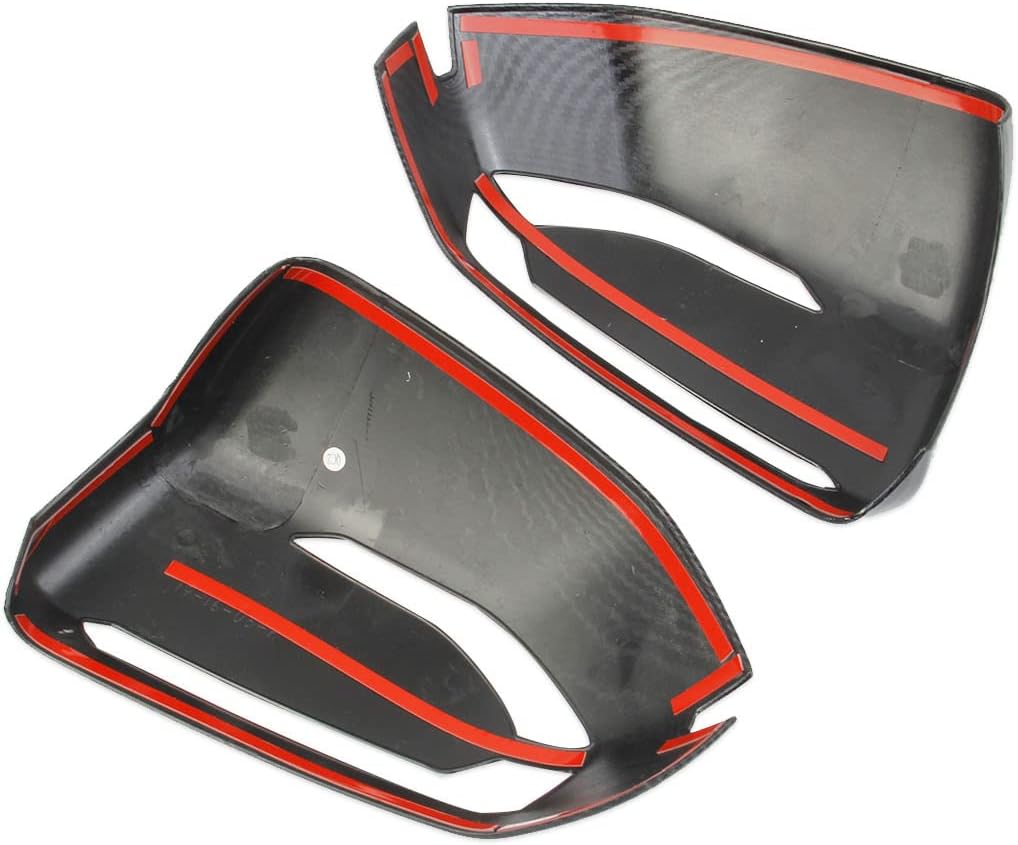 Korlot Carbon Fiber Side Door Mirror Cover Molding Trim for 2020-2025 Hyundai Palisade