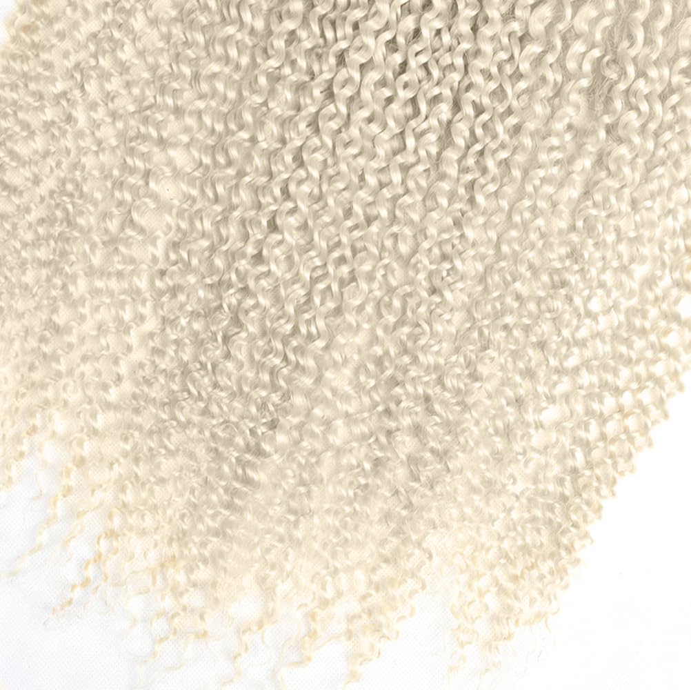 Blonde Bundles Human Hair 613 Water Wave 3 Bundles 22 24 26 inch Vinmdonm Unprocessed Brazilian Virgin Hair Ash Blonde Wet and Wavy Bundle 150g