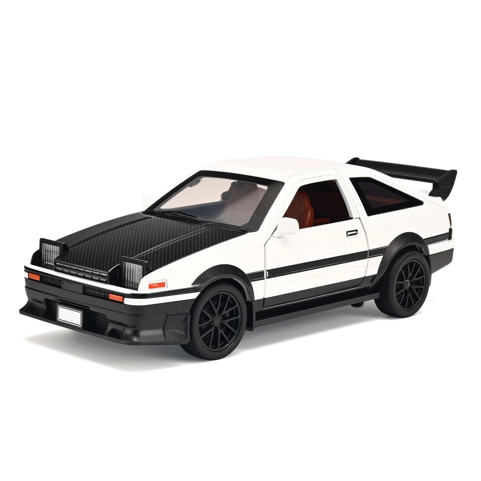 Bankoto White Diecast Car For Toyota Ae86 Diecast Model Car Collectible