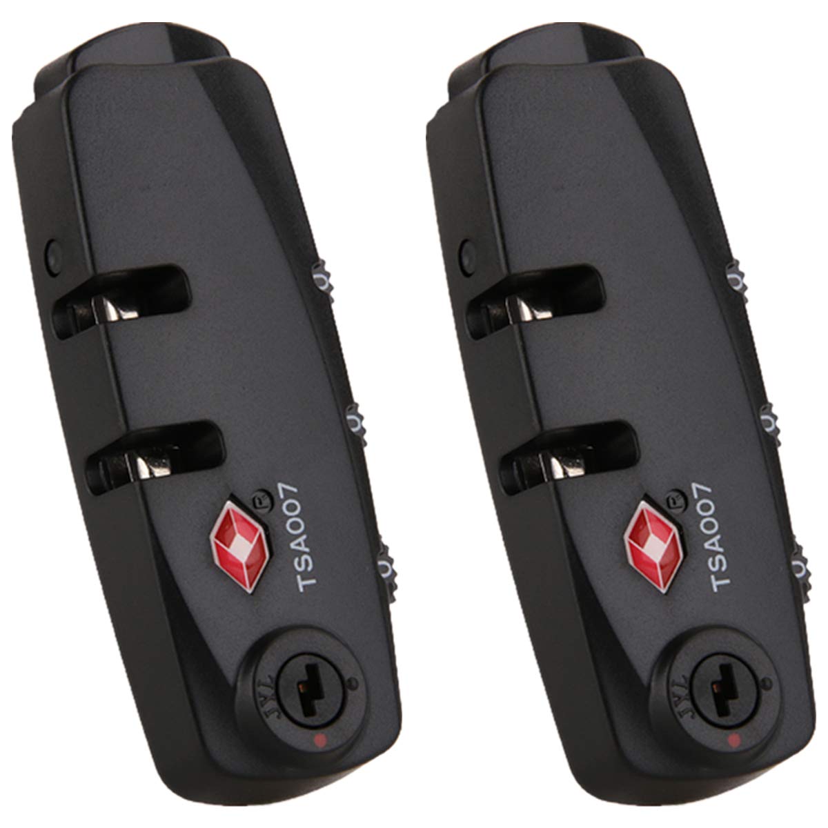 Mnuvxzaewf Black Combination Lock,Travel, Set Of A Pair S034# Password Lock Replacement Suitcases/Luggage For Suitcase Pull Rod