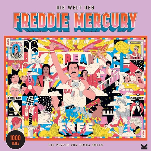 Puzzle de Freddie Mercury de Laurence King Verlag para coleccionistas