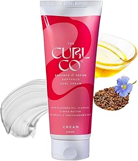 Softhold Curl Cream | For Dry, Frizzy, Wavy, Curly Hair | 2in1 Styling cream with leave-in conditioner and soft hold gel | No sulphates, silicones, parabens, alcohol, mineral oils | 200 g
