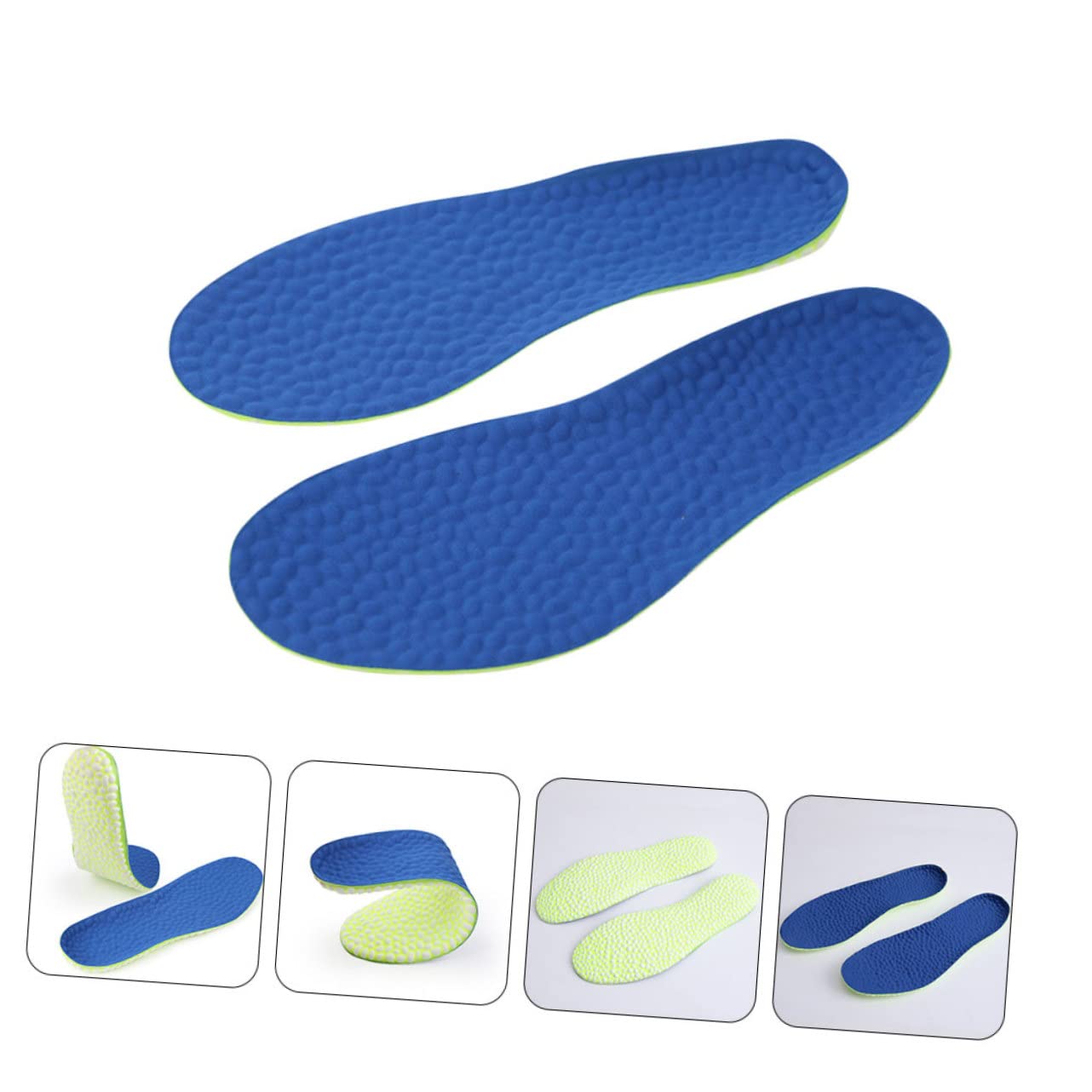 Healeved 5paare Atmungsaktive Sporteinlegesohlen Mit Massageeffekt Tpu Foaming Einlegesohlen Für Schweißabsorption Und Dämpfung Passend Für Sneakers