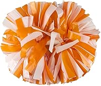 Vista 7 de Hooshing - Paquete de 2 pompones de animadora con mango tipo bastón, pompones para espíritu de equipo, deportes, bailes, animación, para niños, Negro