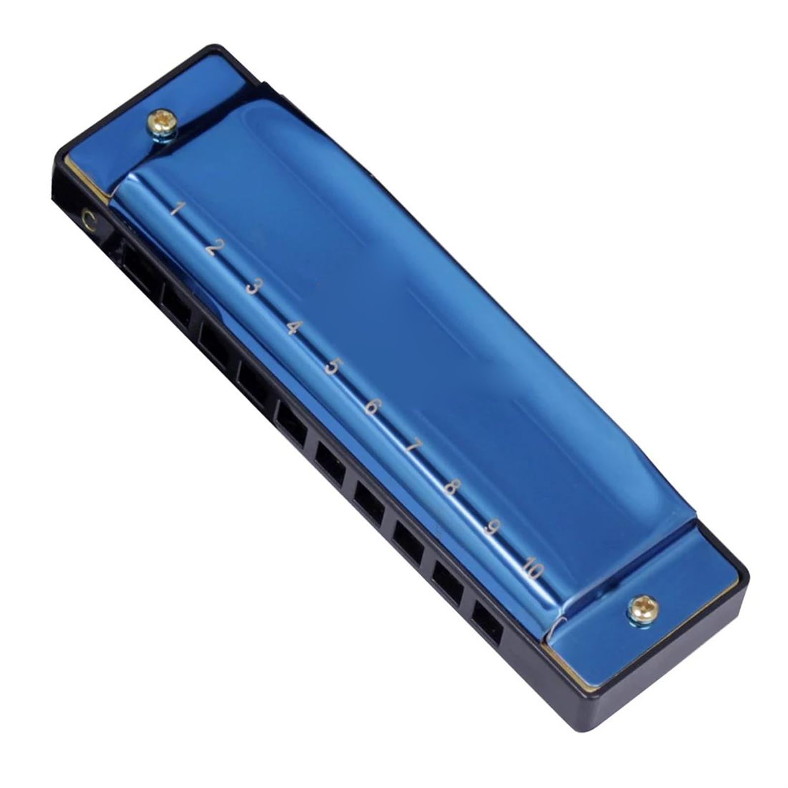 armonica a bocca Armonica A 10 Fori 20 Toni Armonica A Chiave C Blu Organetto A Bocca Adatto Per Gli Appassionati Di Musica Strumento