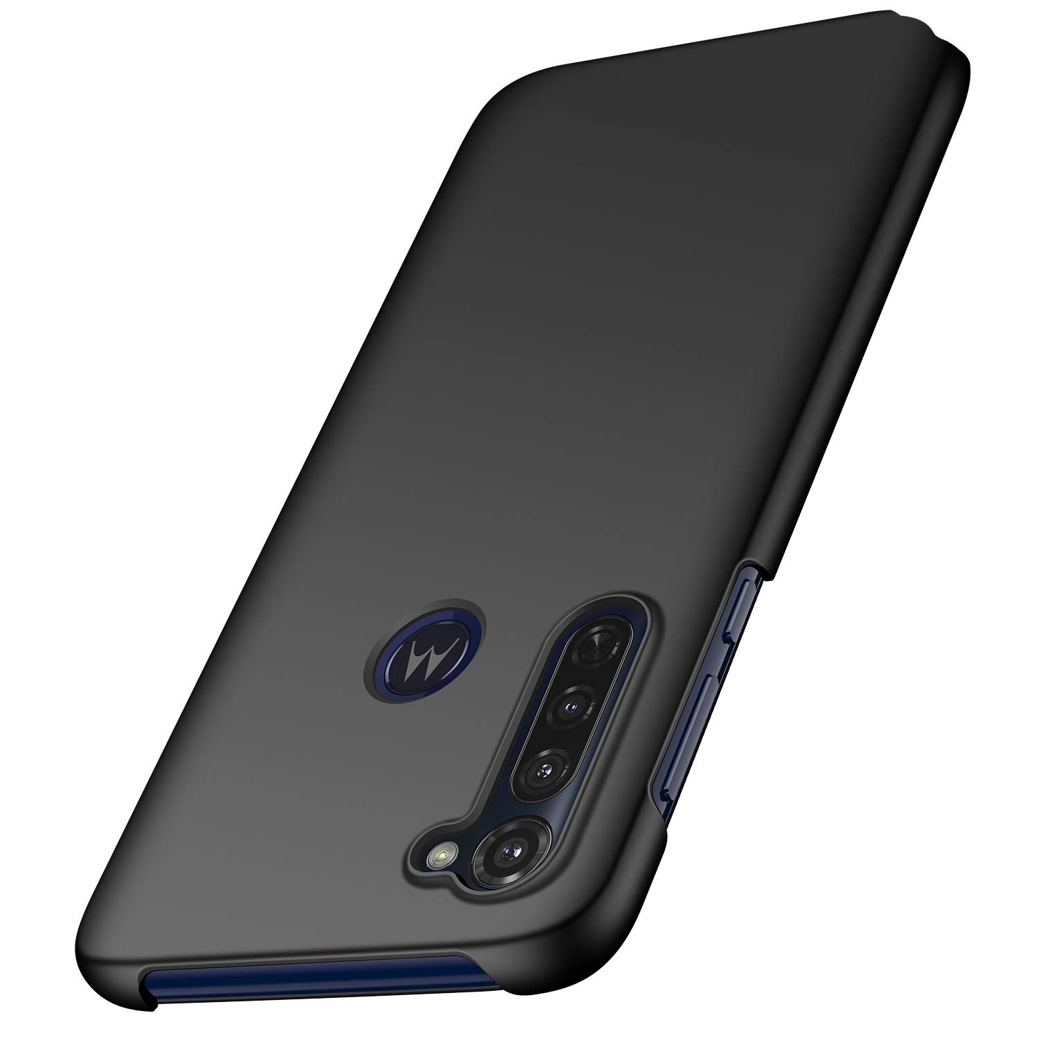 anccerCompatible for Moto G Stylus Case, [Anti-Drop] Slim Thin Matte Hard Case, Full Protective Cover For Moto G Stylus (Black)