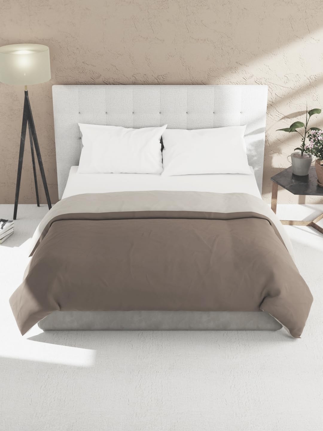 KOPA by Bianca Ultra Soft Microfiber Reversible Comforter for All Weather -1pc Double (cottslove) Reversible-Choco/Peach-picture-17