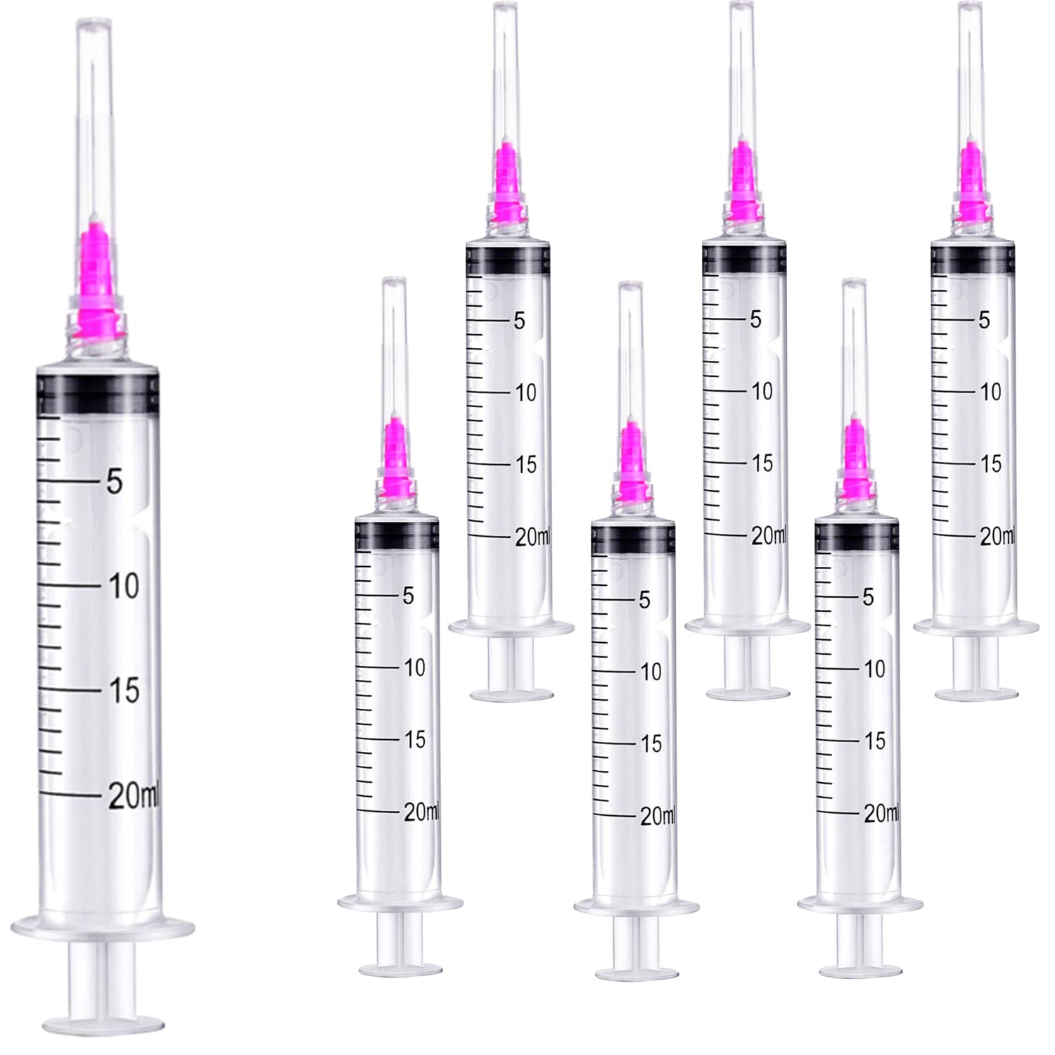 100 Pack 1ml 25Ga Plastic Syringe with Measurement for Scientific Labs, Industrial Dispensing Animal and Pet Supplies, Disposable Individually Wrapped (100, 1ml 25Ga) — Amazon image 10