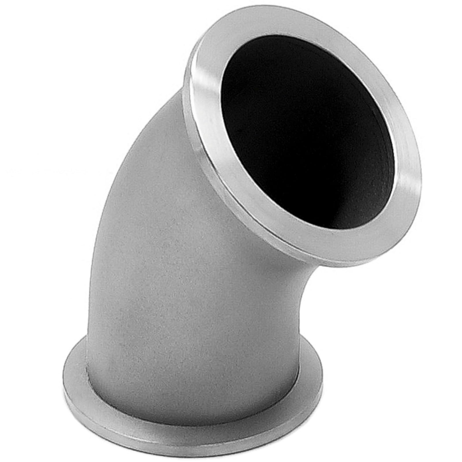 Accesorios de vacío con codo de 45 grados: brida ISO-KF, acero inoxidable 304 for aplicaciones de vacío ultraalto(KF40)