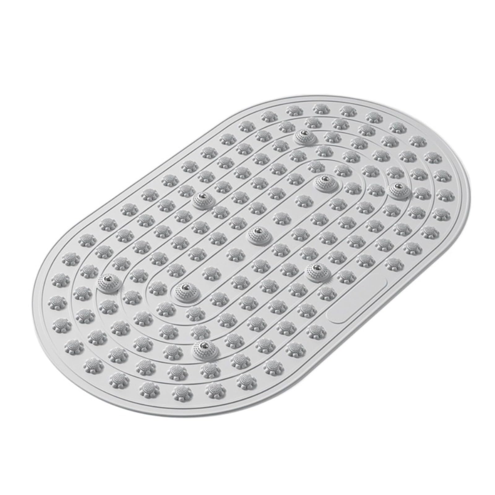 Tapis d'acupression en Silicone antidérapant, coussin de Massage des pieds 45x75cm(Grey)