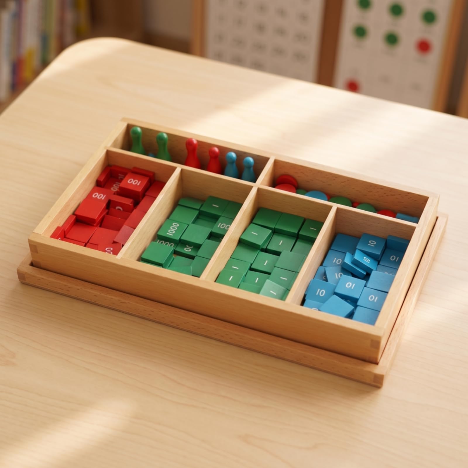 Gralara Juego Matemáticas Interactivo Tabla Calcular con Fichas Colorido Tabla Contear para Aula