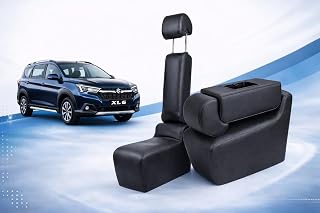 PABLA ENTERPRISES Premium Car Center Seat with Armrest, Adjustable Headrest, and Two Cup Holders Compatible with Maruti XL... Price In India