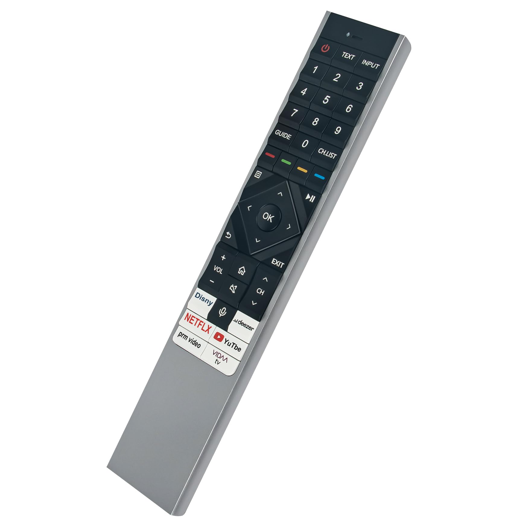 VINABTY Remplacement de la télécommande ERF6N64 ERF6N64H ERF6P64H ERF6Q64H ERF3C96H pour Hisense Mini LED TV 100U7KQ 75U7KQ 65U7KQ 55U7KQ 65U80KQTUK 65U82KQTUK 65U86KQTUK 65U87KQTUK 75U8KQ 75U80KQ
