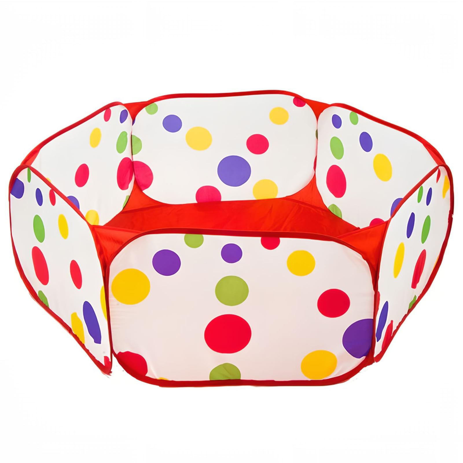 1.2m Tenda Piscina di Palline per Bambini con Cerniera Rossa Deposito di Borsa