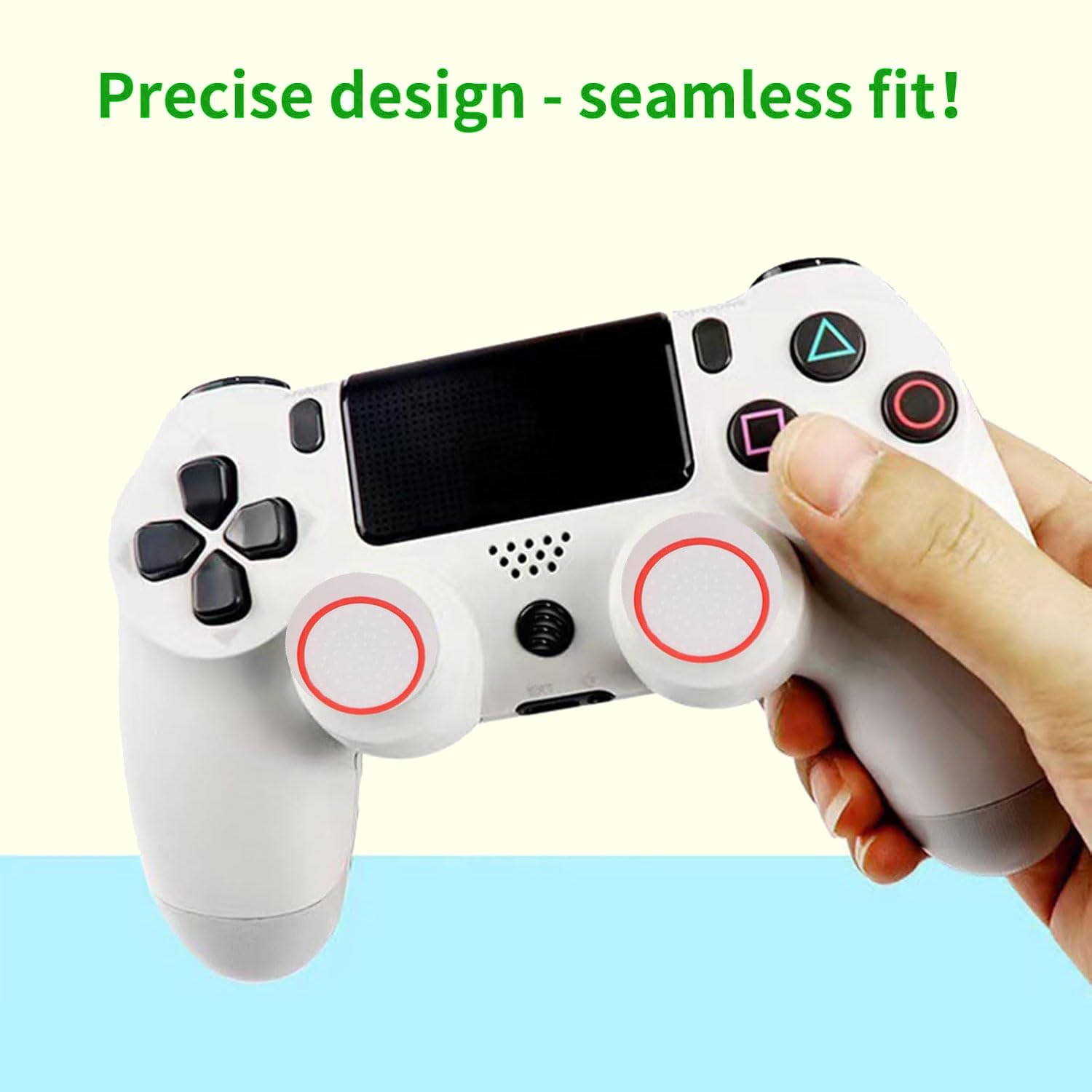 20 sztuk silikonowych kapsułek zamiennych do Joysticka, antypoślizgowa osłona ochronna na pokrętła kontrolera, kompatybilna z PS5, PS4, dla akcesoriów do kontrolerów gier Comfort