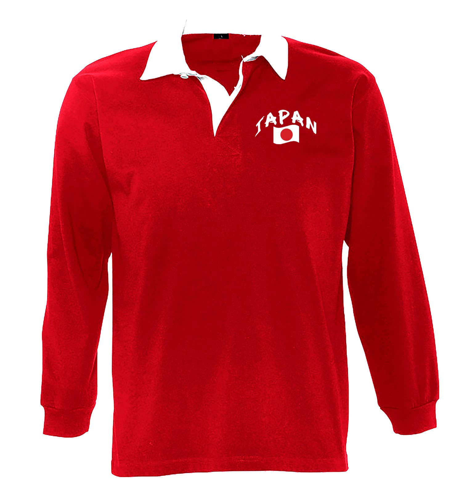 Polo LS Rugby Japon Regolare Unisex - Adulto (Pacco da 1)