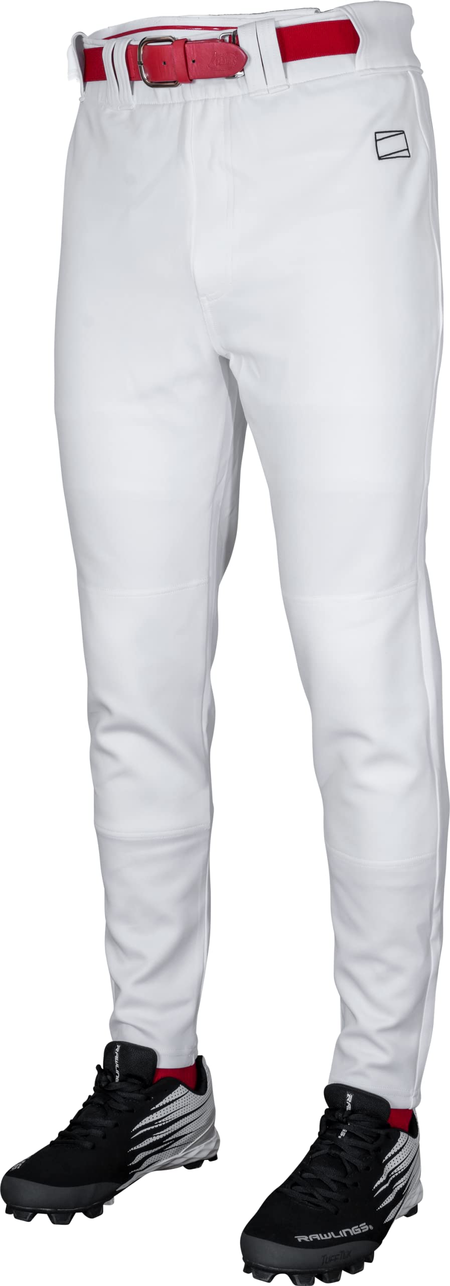 Photo 1 of Rawlings | PRO 150 Series Baseball Pants | Jogger Fit | Solid | White | Adult X-Large