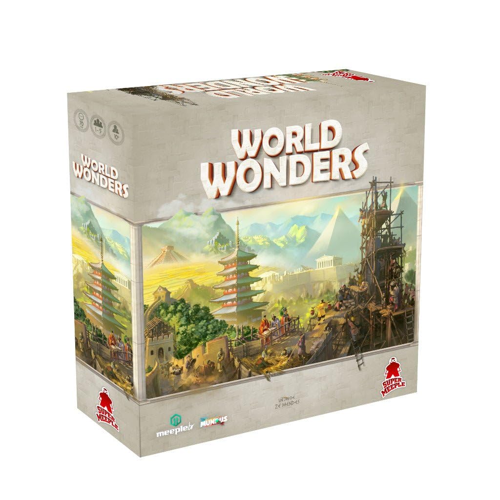 Super Meeple Giochi Strategici Meraviglie del Mondo, Età 6+
