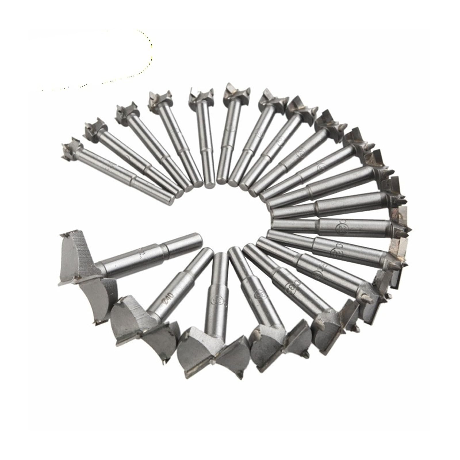 Juego de 16 Uds./20 piezas/23 De brocas 14-50mm, sierra perforadora autocentrante for carpintería(23PCS 14-53MM)