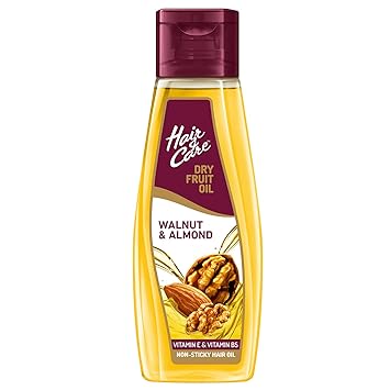 Hair & Care Dry Fruit Oil with Walnuts, Almonds & Vitamin E| Reduce Haifall |Stronger & Silkier Hair | 500 ml