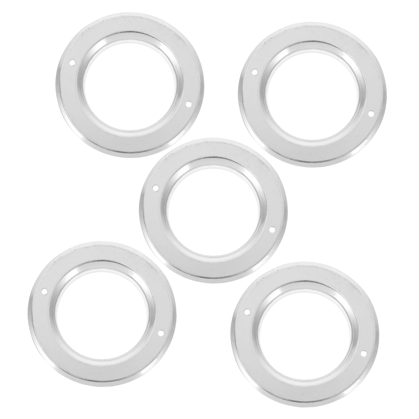 OFFSCH Parrot Nest Box Metal Guards 5pcs Anti-Biting Ring for Bird House Nest Hole Protectors Outdoor Bird Breeding Cage Accessory Stainless Steel