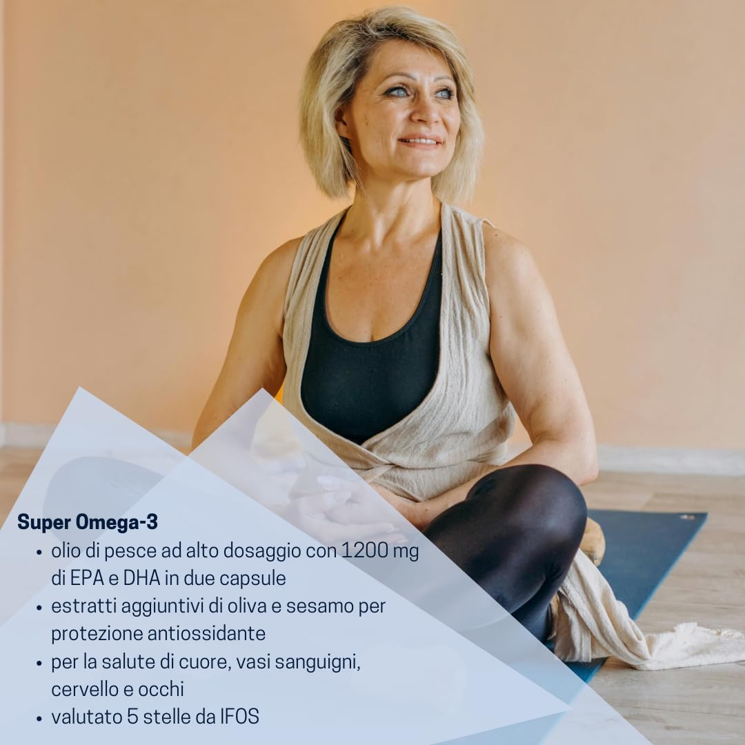 Life Extension - Super Omega-3 Plus EPA/DHA 120 Capsule - Lignani di Sesamo, Estratto di Oliva - Omega-3 ad Alto Dosaggio per la Salute di Cuore e Cervello