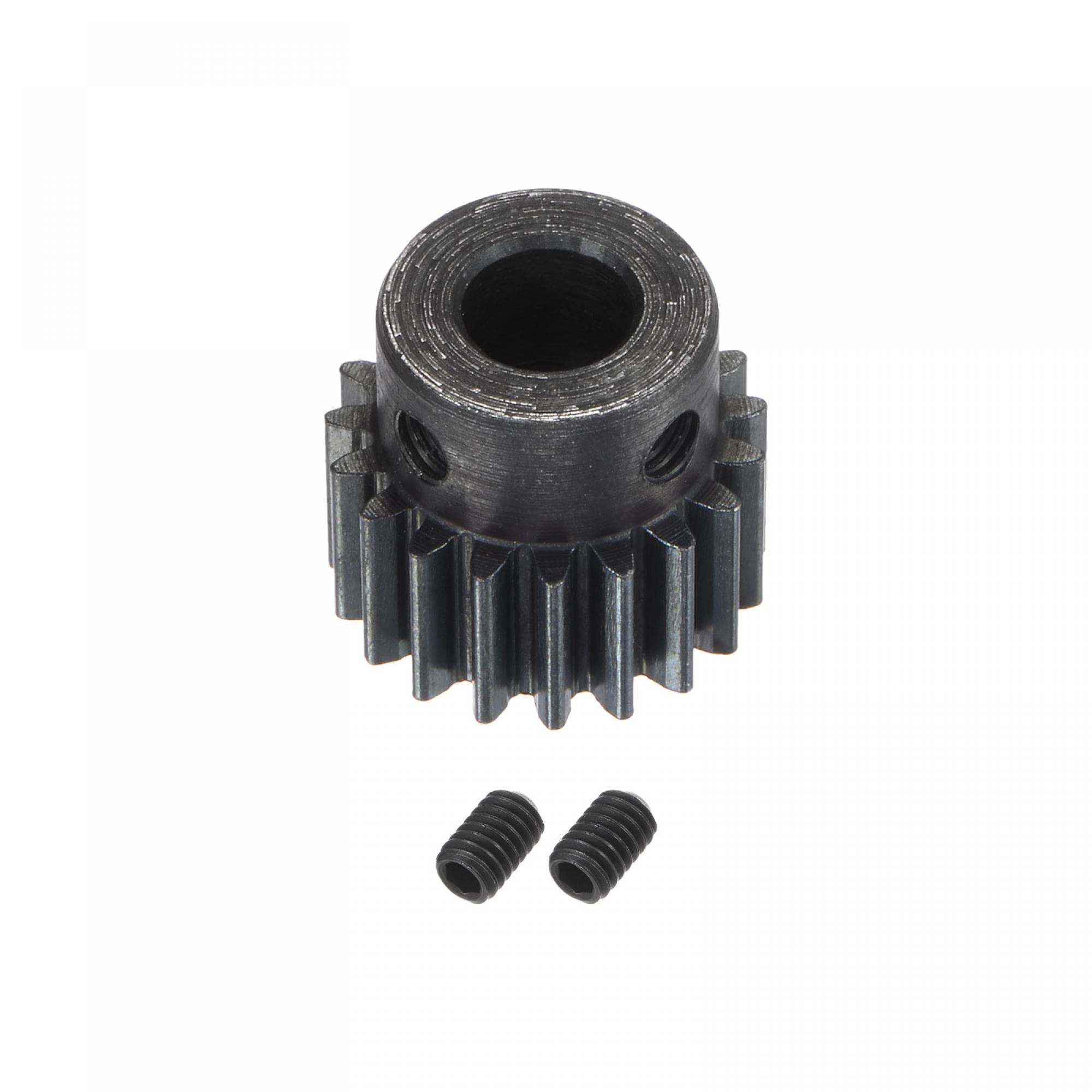 Sourcing Map 1Mod 19T Ritzel Mit 8 Mm Bohrung – Gehärteter Stahl, Inkl. Madenschrauben, Für RC Auto/Truck/Buggy
