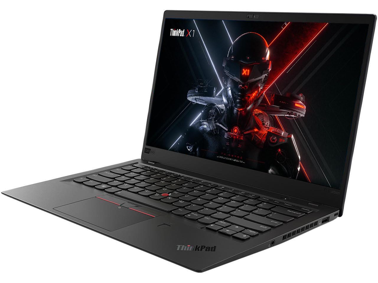 Lenovo Laptop ThinkPad X1 Carbon Gen 6, portatile FHD da 14 pollici, Intel Core i5-8250U, 8 GB di RAM, SSD da 256 GB, tastiera QWERTY giapponese, Windows 11 Pro (rigenerato)