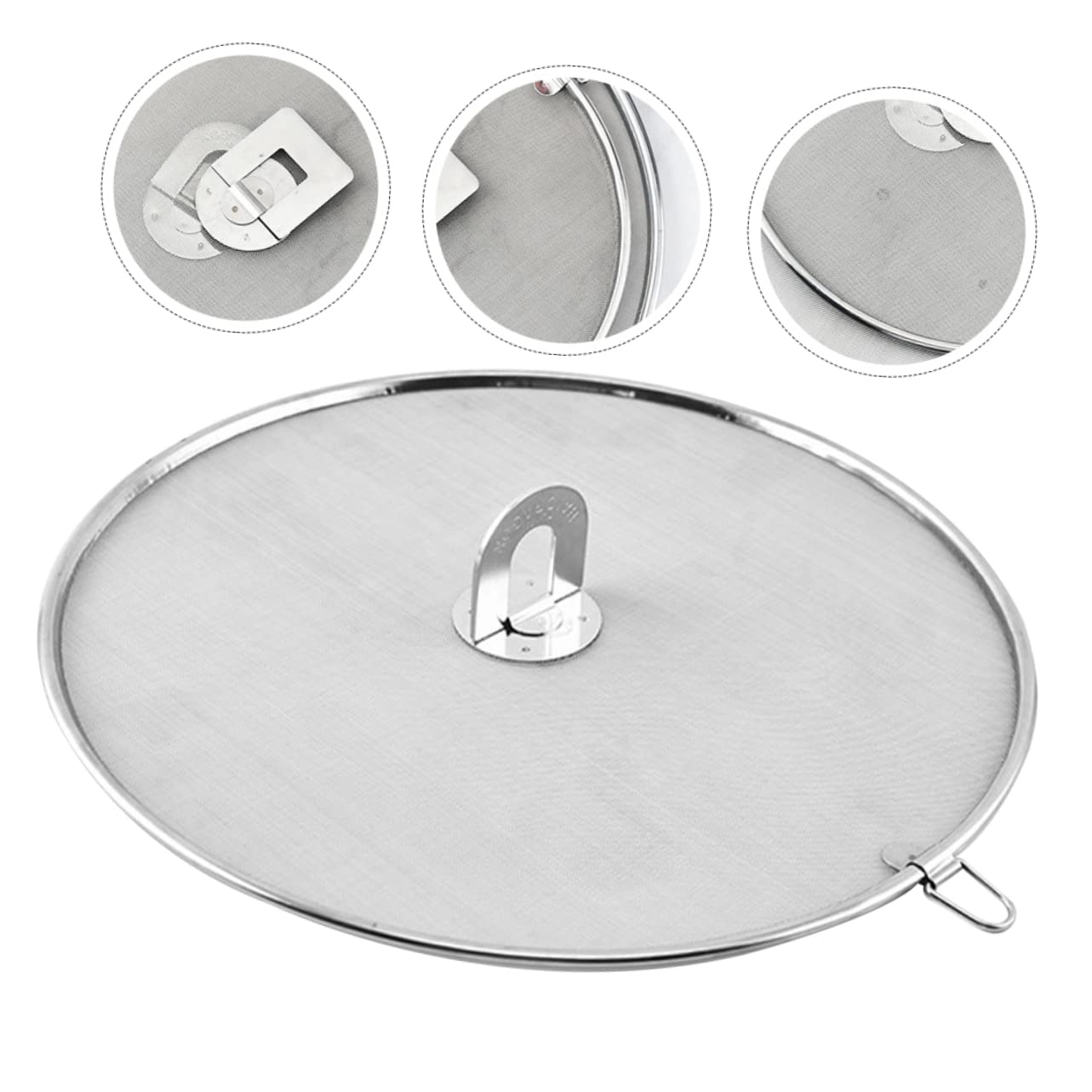 Zerodeko 1 Pc Écran Anti-éclaboussures En Acier Inoxydable