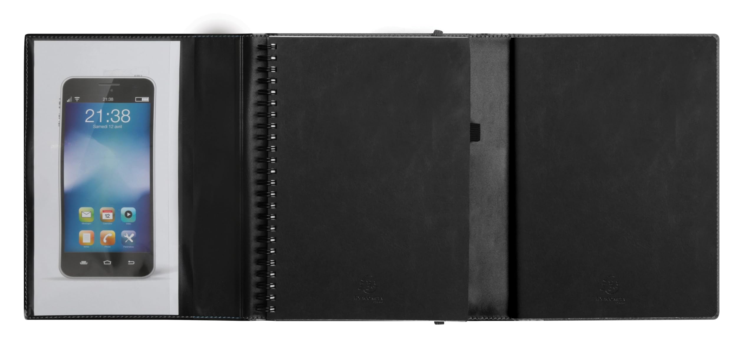EXAWEEK All in One 15x21 Kelly schwarz 2027: Kalender im Schreibtischformat