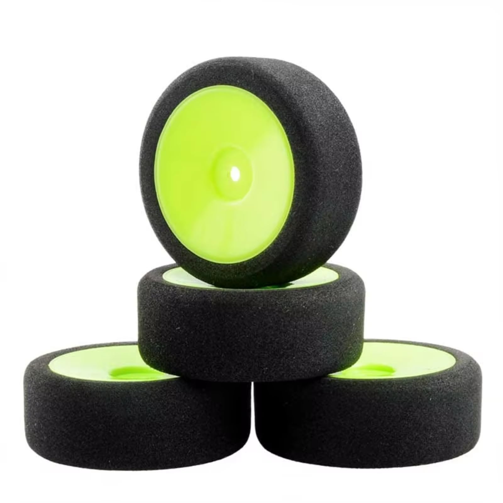 Pezzi Ricambio Auto Rc Per HSP Per HPI 1/10 Onroad RC Car 12mm Hex RC Per Auto Da Per Corsa Accessori 4Pezzi Set Per Racing Foam Tire Wheel Rim Set