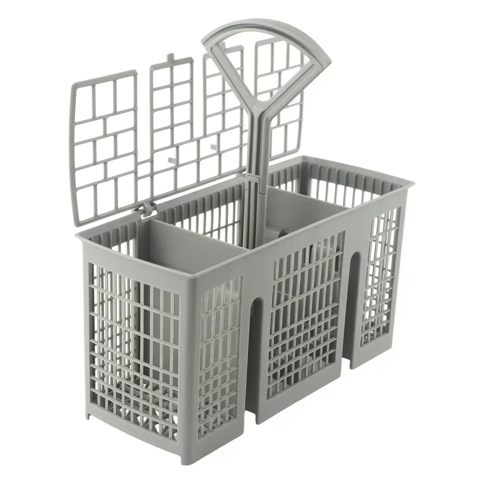 Cesta de cubiertos para lavavajillas con soporte Bauknecht para cubiertos de cocina Sto Solut y accesorio fácil de limpiar
